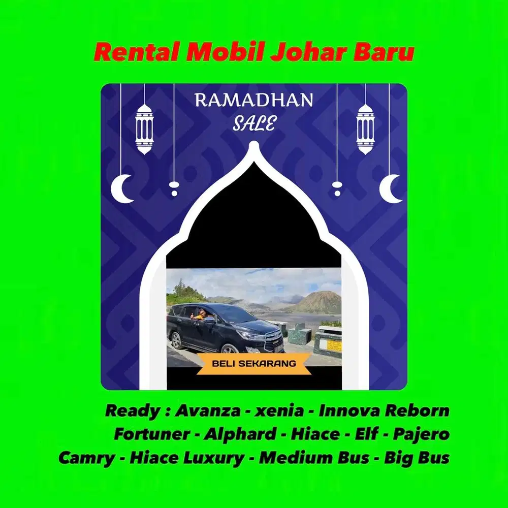 Sewa Mobil Johar Baru Rental G Lepas Kunci Travel Antar Jemput Bandara