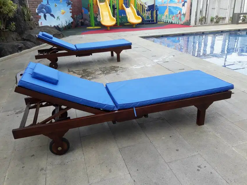 KURSI MALAS JATI (Sun Lounger) CUCI GUDANG up to 50%!!
