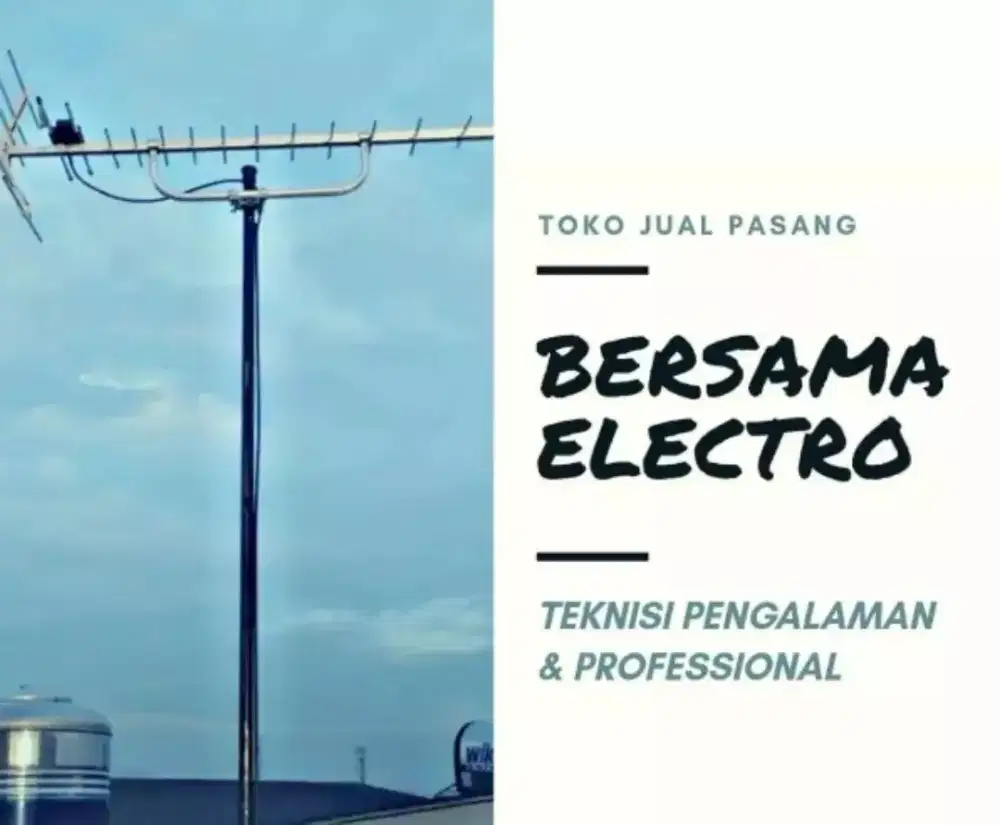 Instalasi Pasang Baru Antena Tv Digital Outdoor Bergaransi