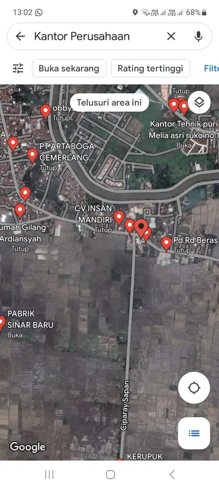 DIJUAL  SAWAH DS SUMBER SARI