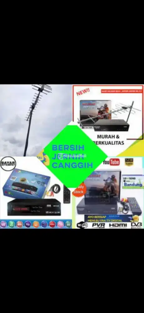 Paket Antena TV UHF Digital Terbaru DVB T2