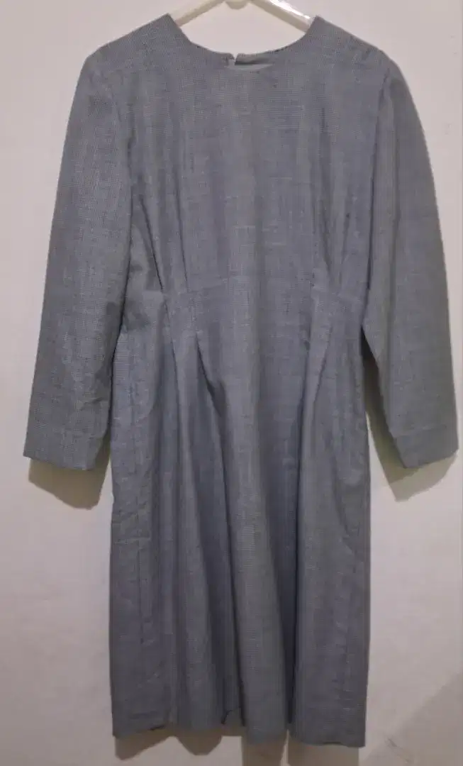 Tunik motif kotak kecil sz M