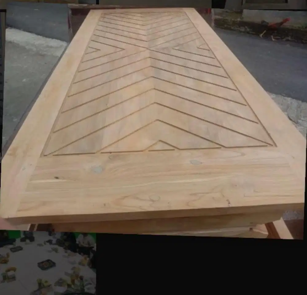 PINTU JATI TUA BAHAN KAYU JATI LAWASAN