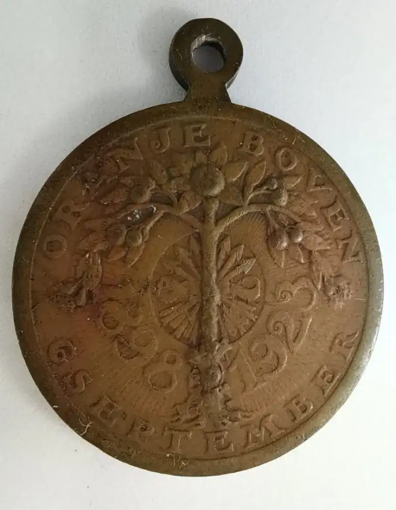 Koin / Medali WILHELMINA ORANJE BOVEN 1898 - 1923