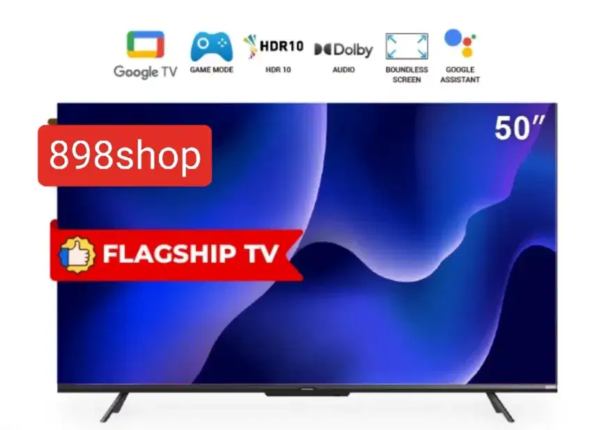 Coocaa LED TV 50 Google TV Android 11 UHD 4K Dolby HBVC Digital TV