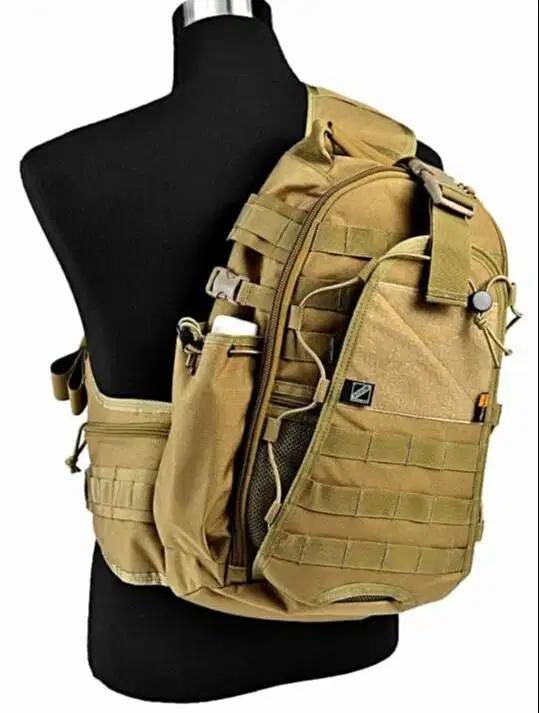 Tas militer JTech backpack Tactical Gear City Ranger Shoulder Tan