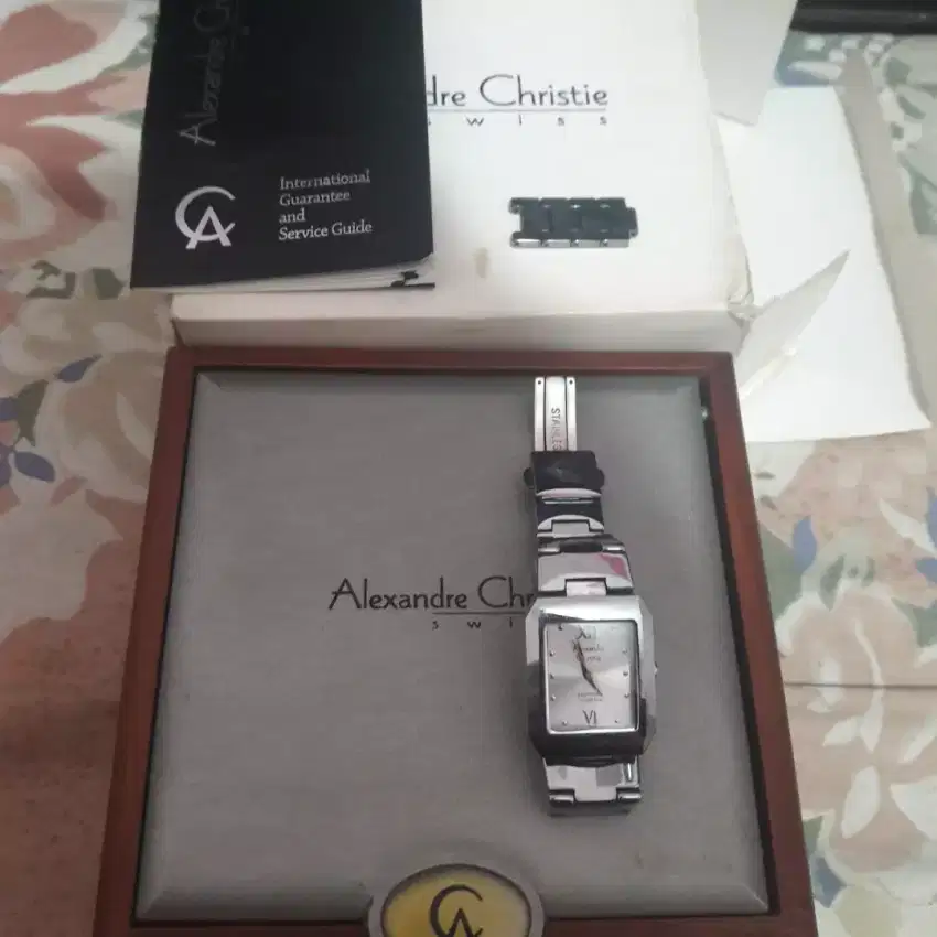 Preloved Jam cewek Alexandre christie 8099 mulus