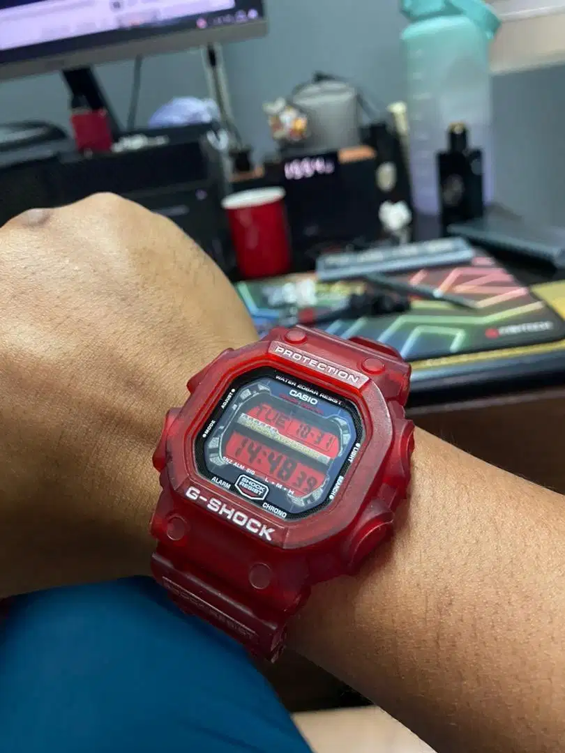 G Shock custom Gx56-1bjf Red magma gold