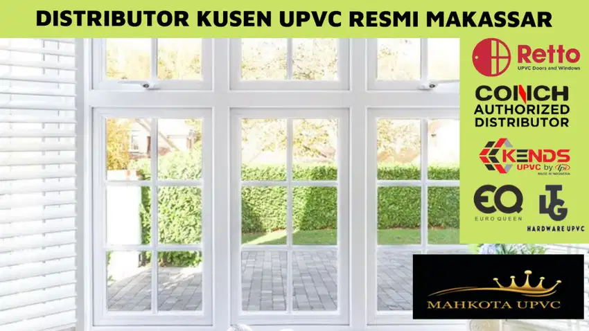 harga kusen upvc ukuran  Makassar