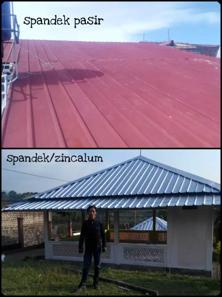 Atap Spandek Pasir di Tangerang Selatan