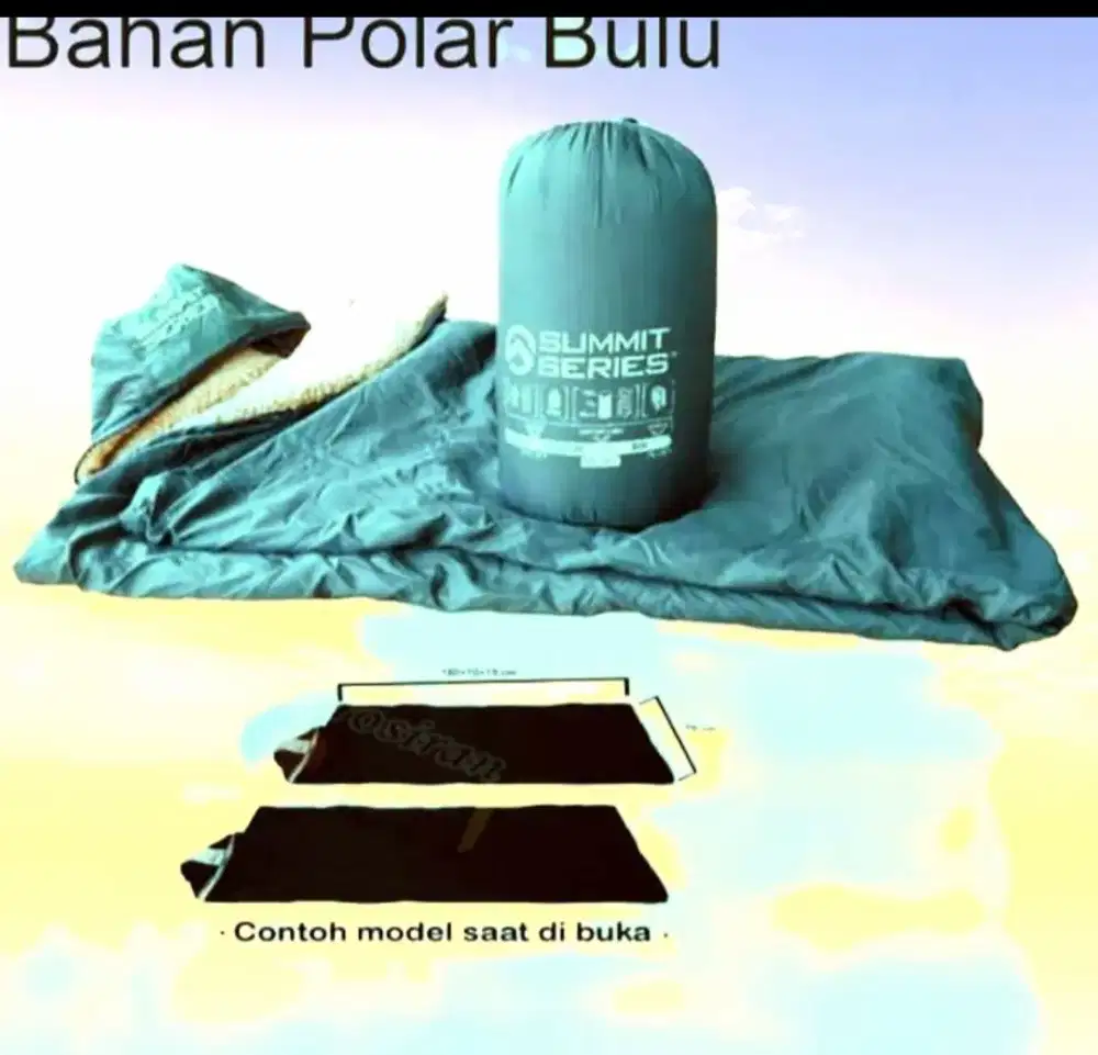 Sleeping bag bulu promo