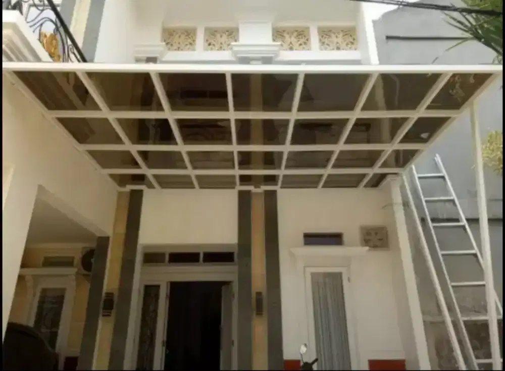 Kanopi atap solarflat otomatis minimalis JX