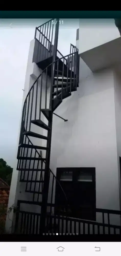 Tangga rebah dan tangga putar