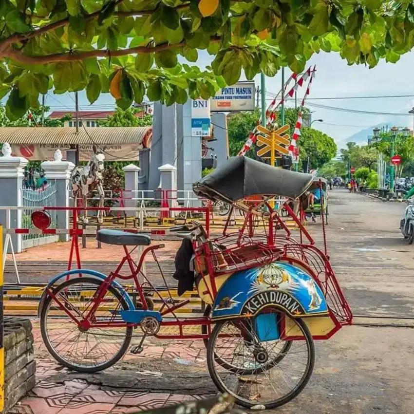 BECAK KLASIK,PAJANGAN