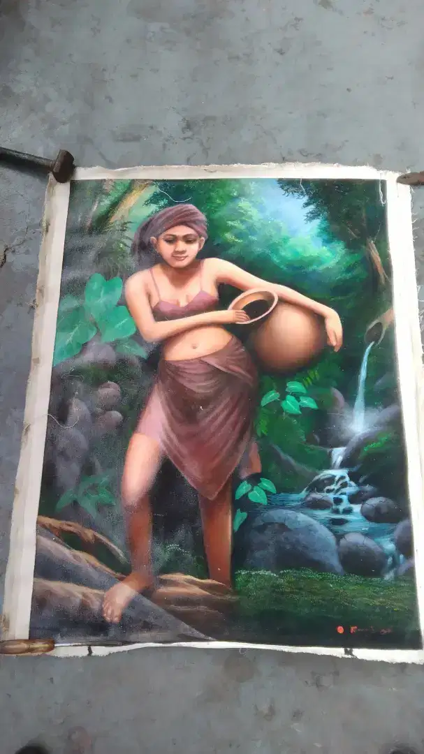 Mandi di sungai T 110cm X 80cm