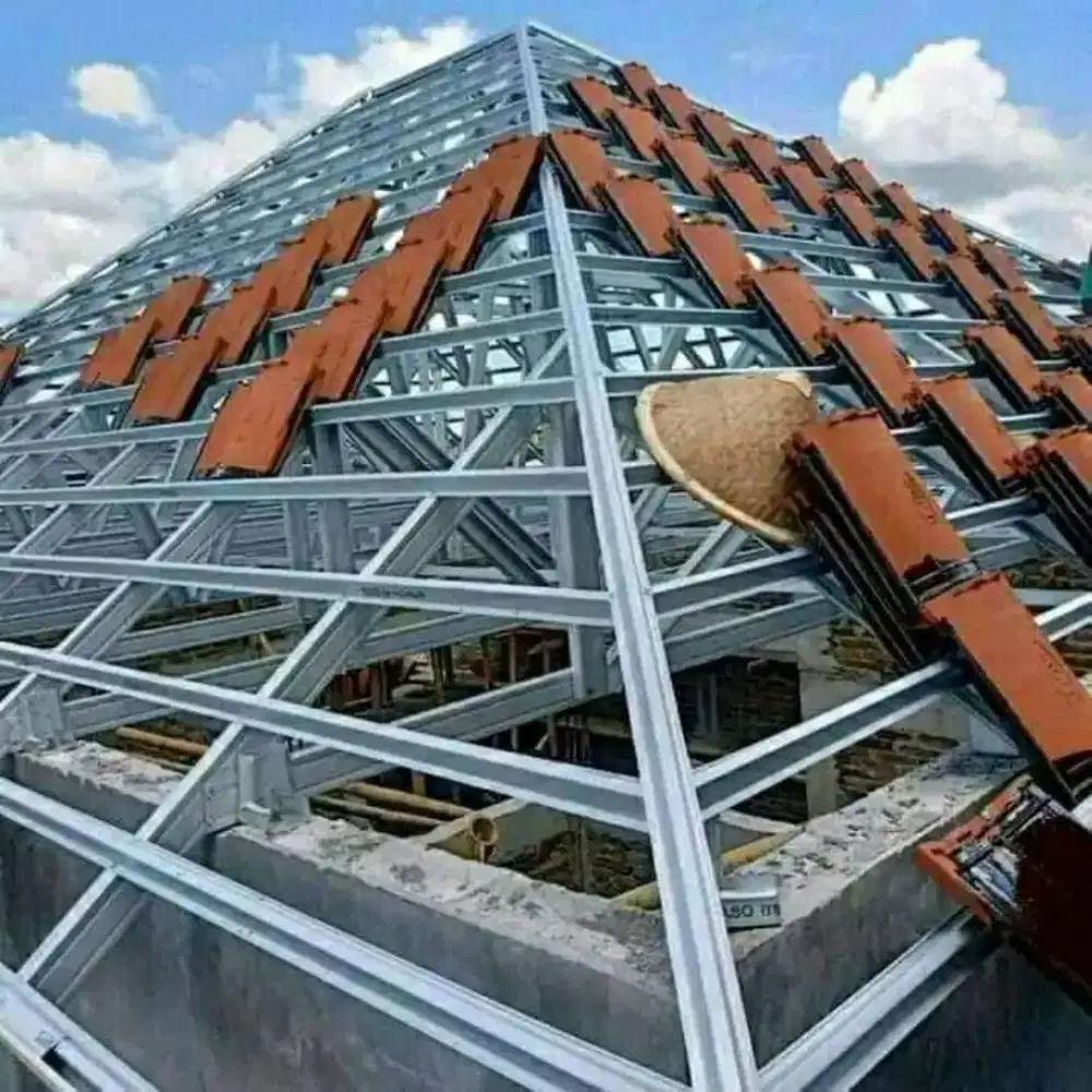Atap Baja Ringan Terpasang