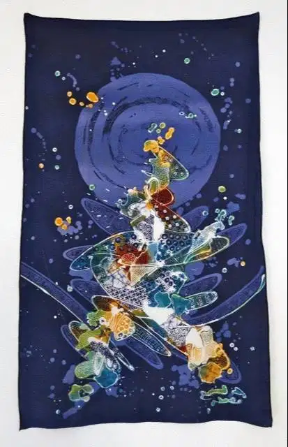 Lukisan Batik Abstrak