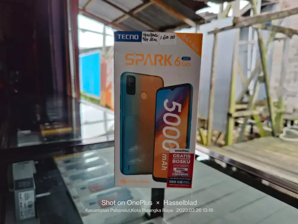 Tecno Spark 6 Go 2021 4GB/64GB Maldives Blue Baru