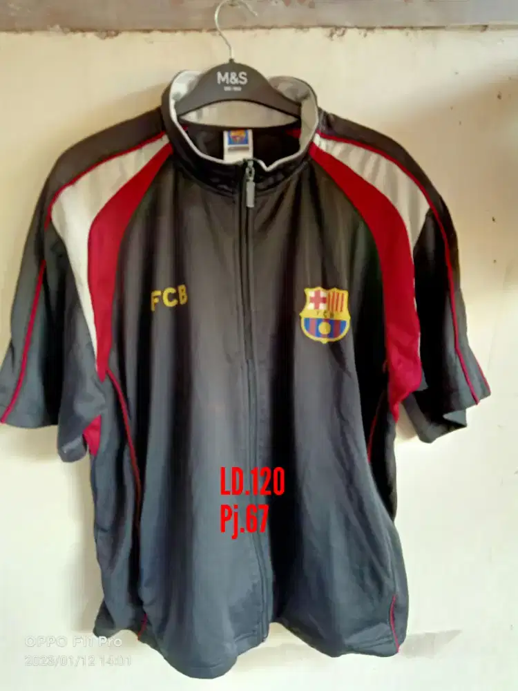 Jaket tracktop Barcelona FC original official merchandise