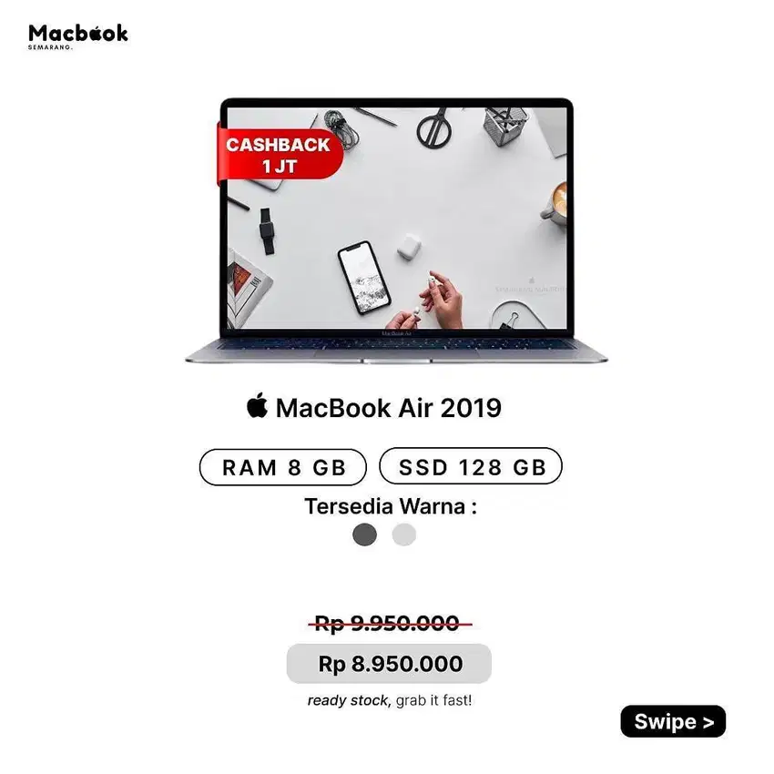 MACBOOK AIR 2019 13 8/128GB/ INTEL CORE I5