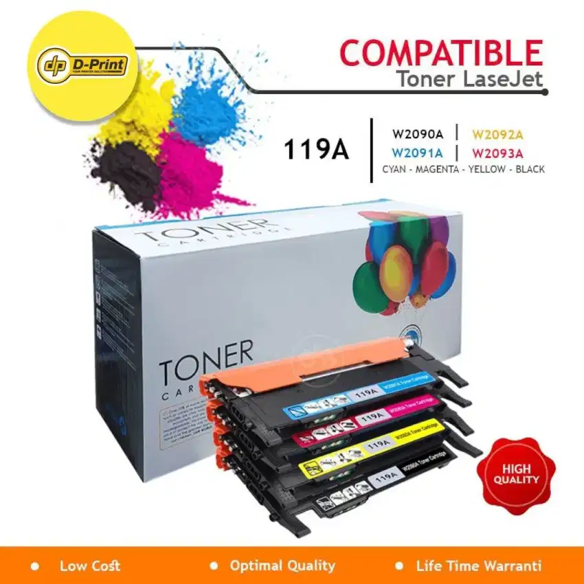 Compatible toner w2090A for hp 119A color