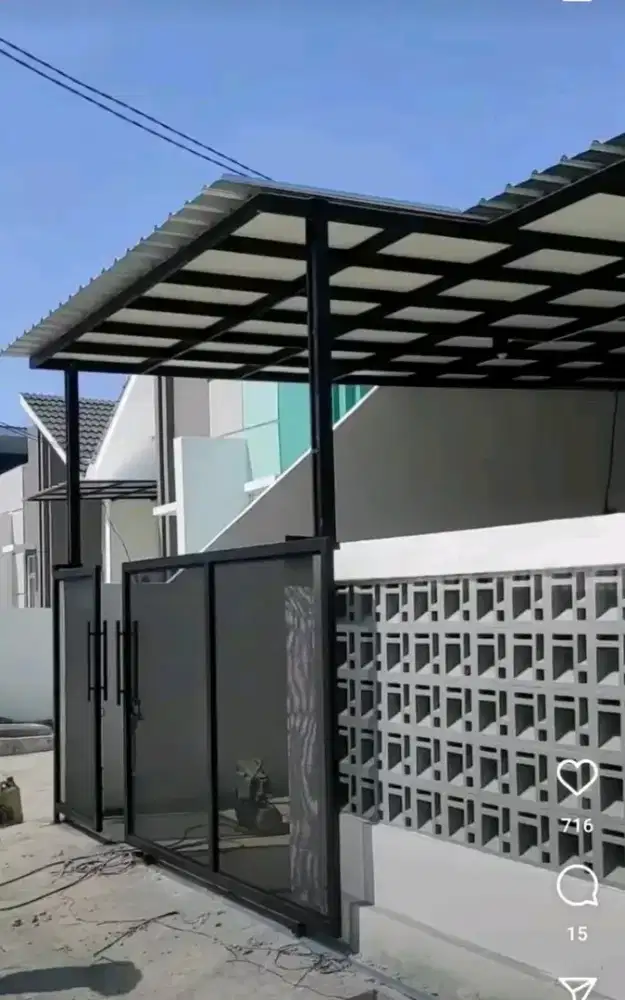 model kanopi istiwewa