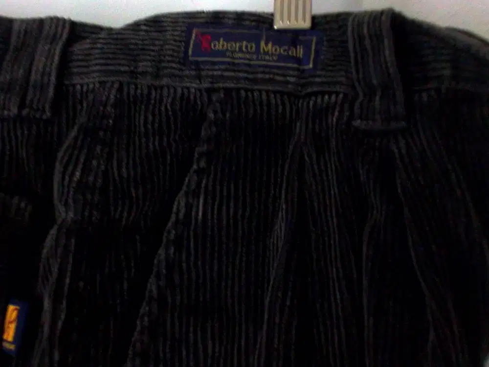 Freeantar - celana panjang black roberto mocali 34 good