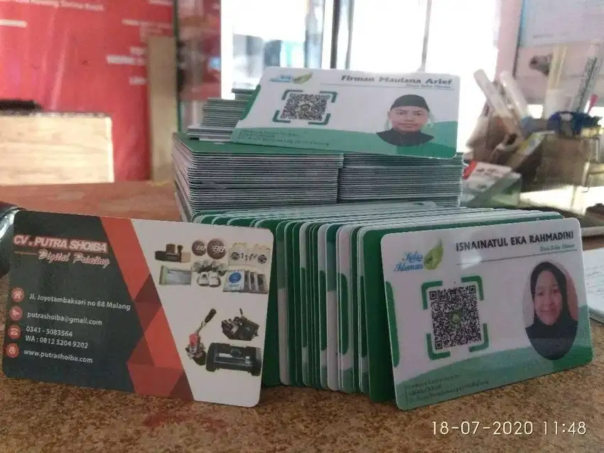 Cetak Kartu Pelajar, Member Card, Id Card Murah di Malang