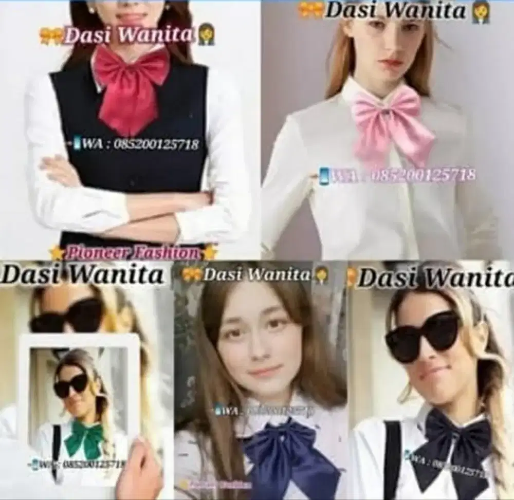 Dasi Kupu Wanita Asesoris Wanita