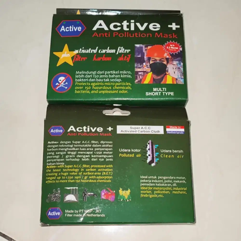 Masker Carbon Active Masker Motor Masker Industri Masker Anti Polusi