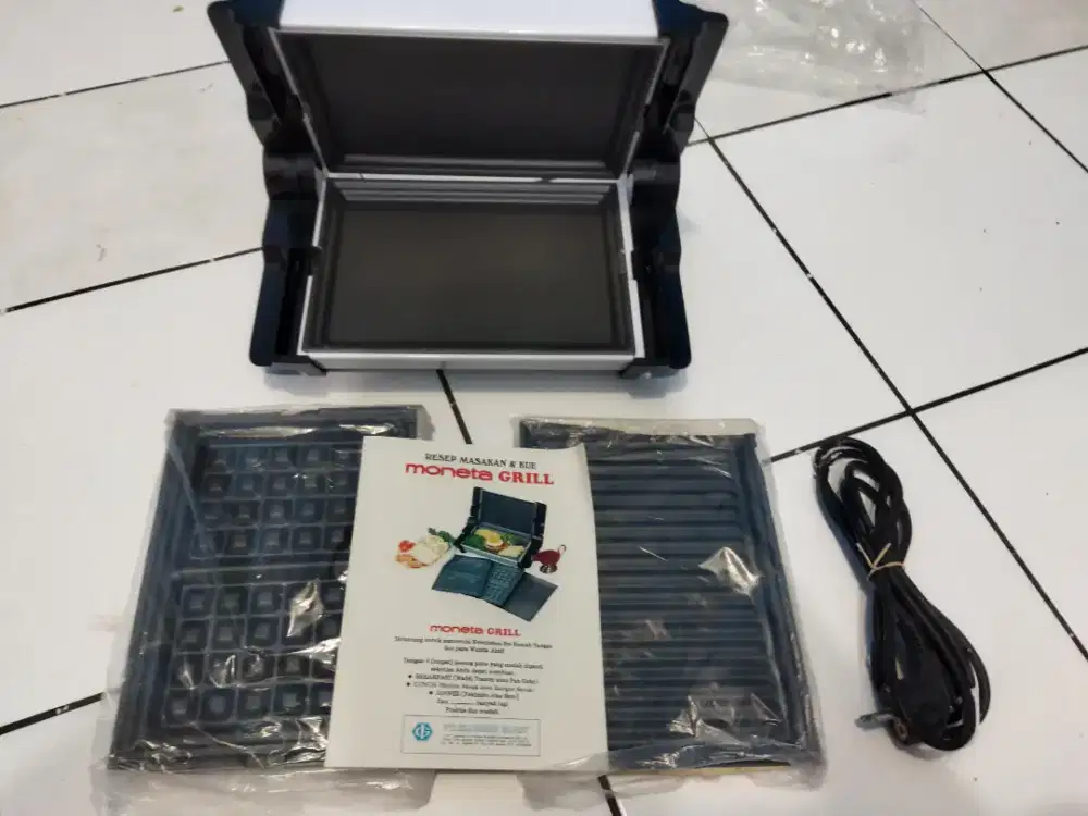 BBQ Panggangan Steak Sandwich Grill Elektrik Moneta