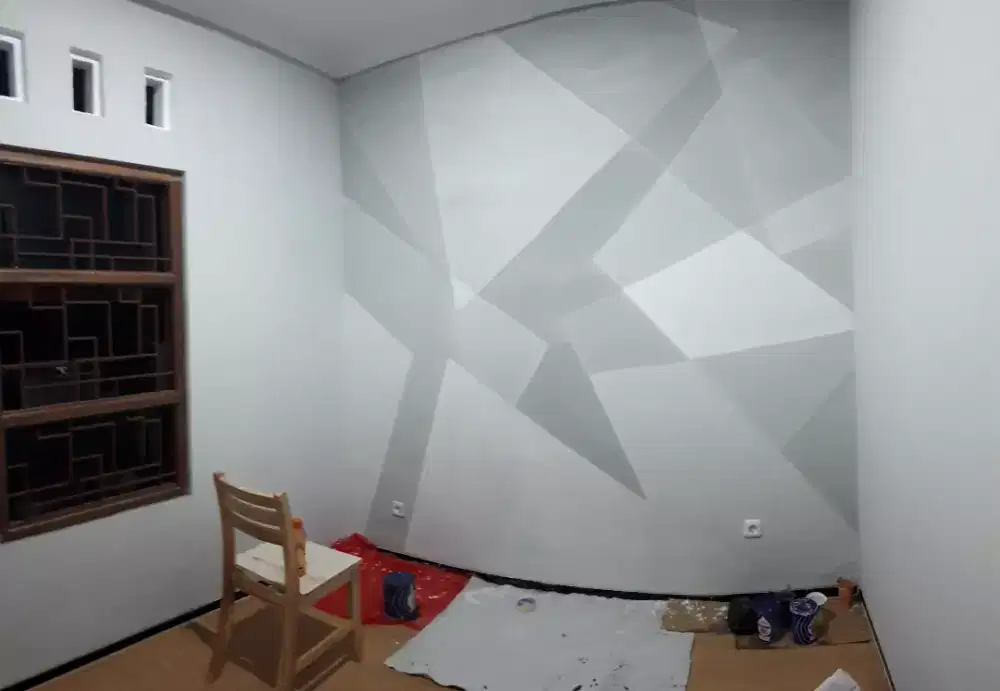 Dekorasi lukis tembok mural