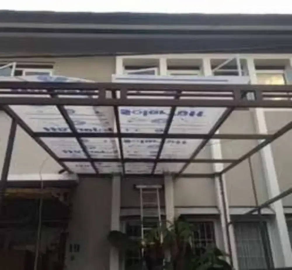 Kanopi atap solartuff flat,spandek,clear,alderon,kaca, dll..