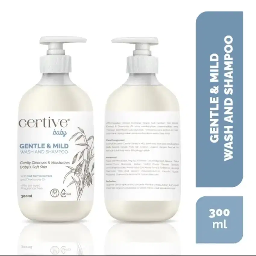 Certive Baby Gentle & Mild Wash and Shampoo 300ml