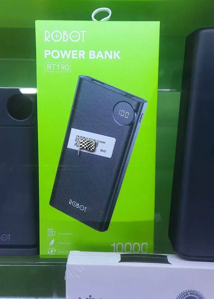 Power Bank Robot 10000 mAh RT190 Digital Powerbank