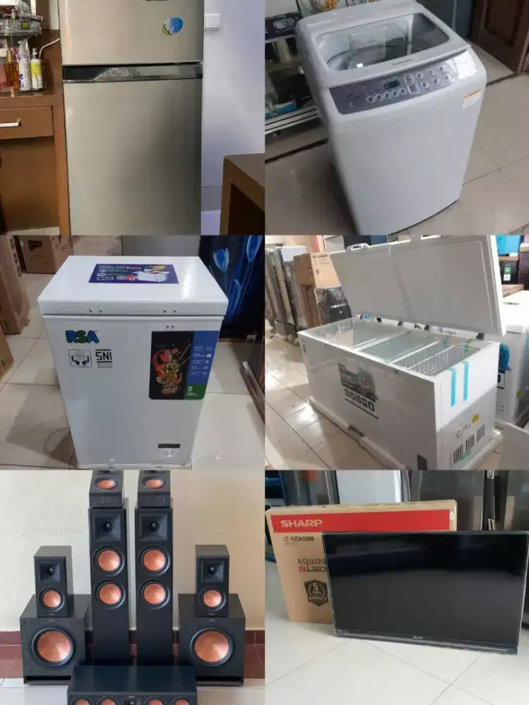 Dibeli dan dicari Bekas Elektronik Kulkas Freezer Mesin Cuci TV dll