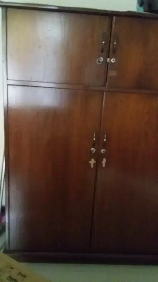 Jual lemari jati kuno pintu 2