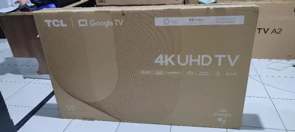 TCL LED TV 55 Google TV Android 11 4K UHD MEMC 120Hz HVC2.0 DigitalTV