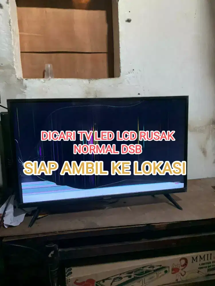 Terima tv led lcd rusak normal segala kondisi
