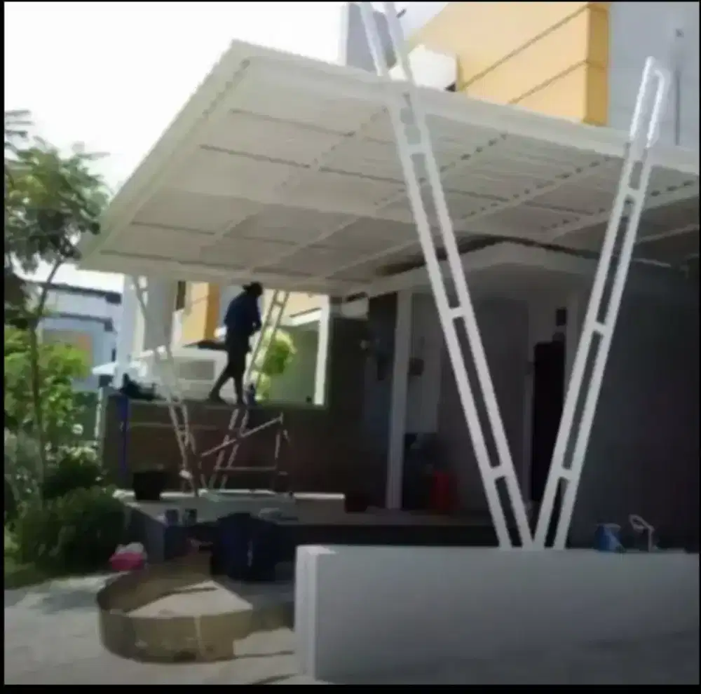 kanopi rangka dobal atap aderon rs111mmn