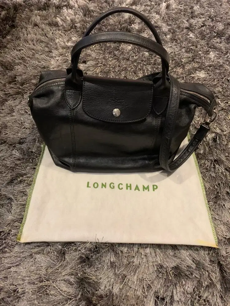 Longchamp best sale cuir original