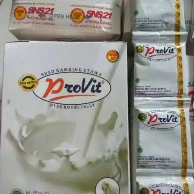 Susu Etawa PROVIT Original 50 sachet...Gosend. JNE, JNT