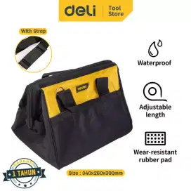 Tas Alat2 Tool bag / Tas Perkakas 16 Besar Deli
