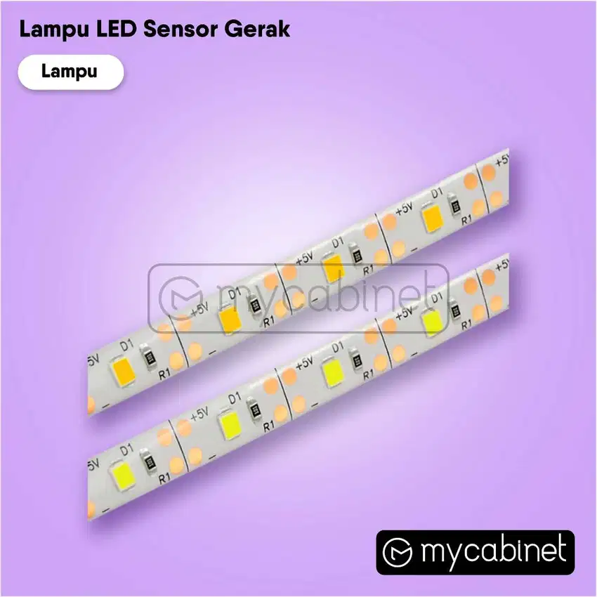 Lampu LED Strip Sensor Gerak 1M