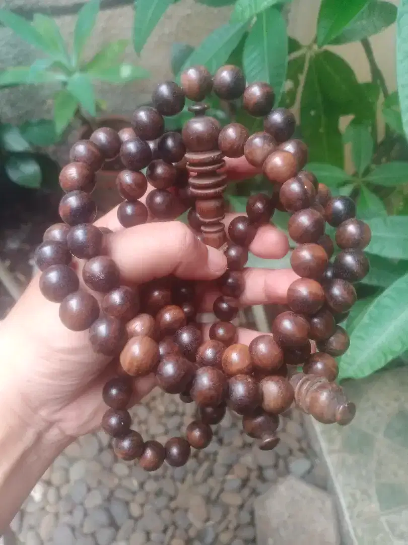 Tasbih Kayu EBONY AMARA asli Pulau Sulawesi