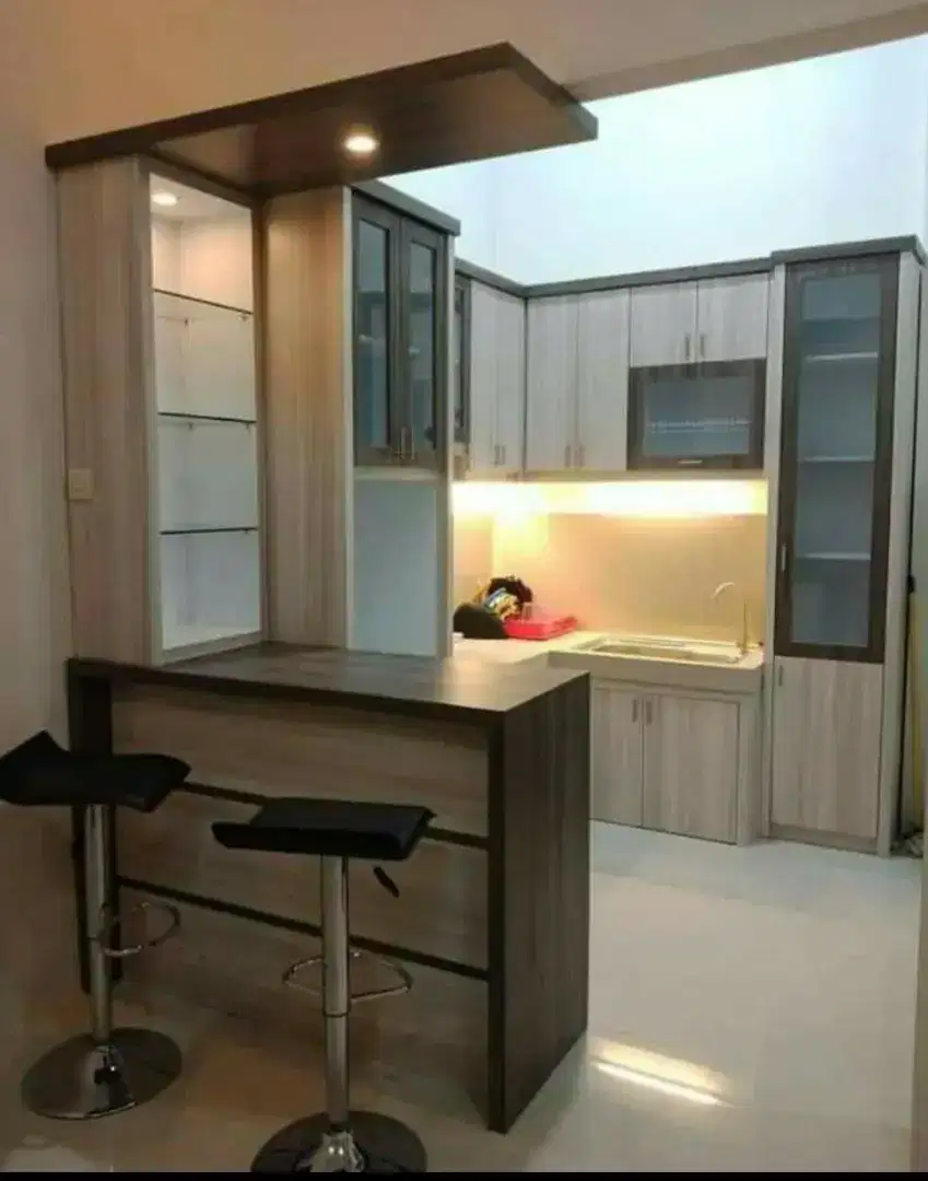 Jasa pembuatan kitchen set dan lemari pakaian minimalis