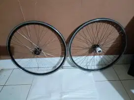 Wheelset Rim Velg H36, alumunium 700C include Novatec Hub freehub 10s