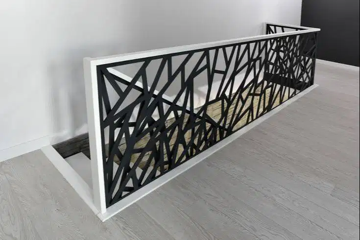 railing railling tangga void balkon plat besi cnc laser cutting #8