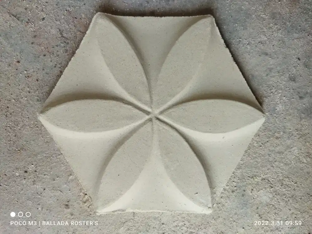 Ornamen rumah, hiasan dinding rumah. Ornamen beton