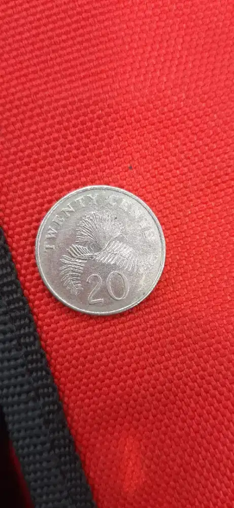 Koin singapore 20cent 1997